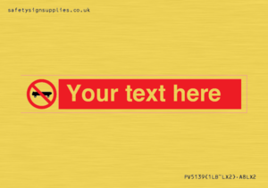 Custom No Skateboarding Sign